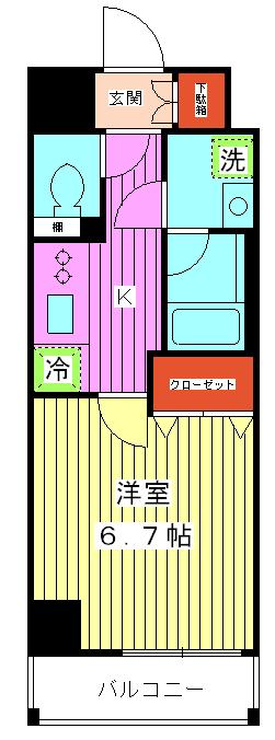 フレンシアノイエ成増の間取り