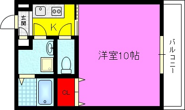 ヴィラス三島の間取り写真