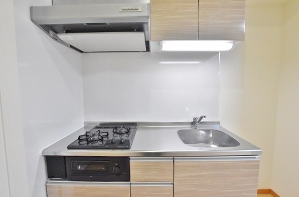 キッチン　★２口ガスシステムキッチン(グリル付)★