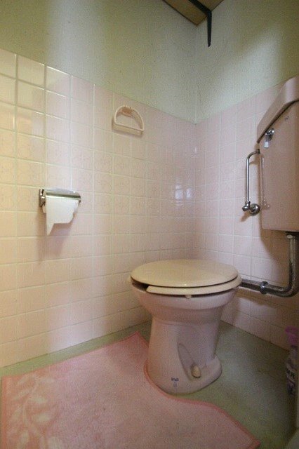 トイレ　写真は別号室のものです。