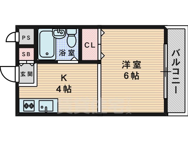 共栄ハイツの間取り