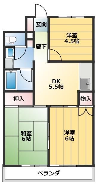 アネックスＡの間取り