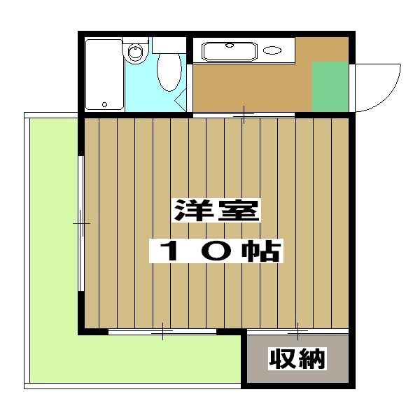 京都市西京区大枝西長町のマンションの間取り