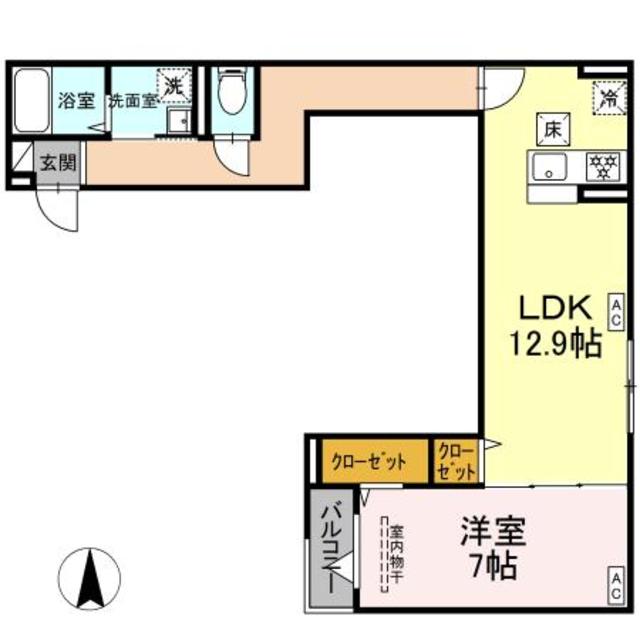 グラナーデ西加平の間取り