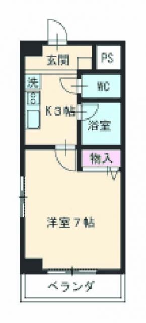 【名古屋市中村区上米野町のマンションの間取り】