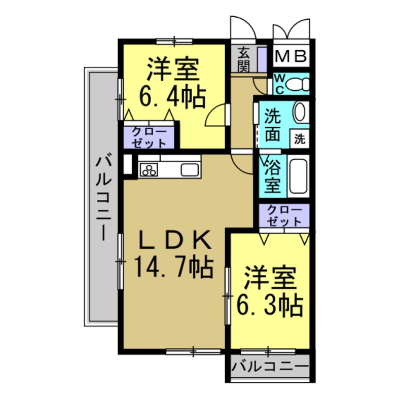 Casaverdeの間取り