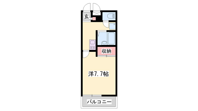 レオパレス阿保の間取り