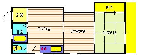 明石ロイヤルマンションの間取り