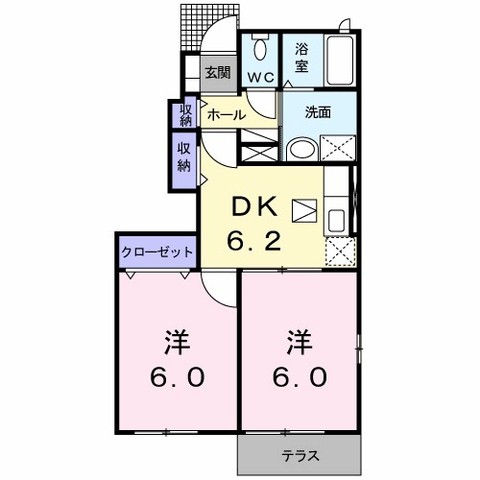 プレイシア田深の間取り