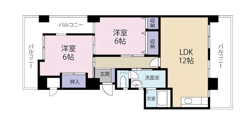 渡邊ビルの間取り