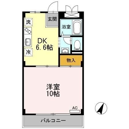 コンフォートハイツ高陽　　A棟の間取り