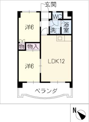 フィオーレ豊橋の間取り