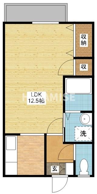 ピュアライフ21　Aの間取り