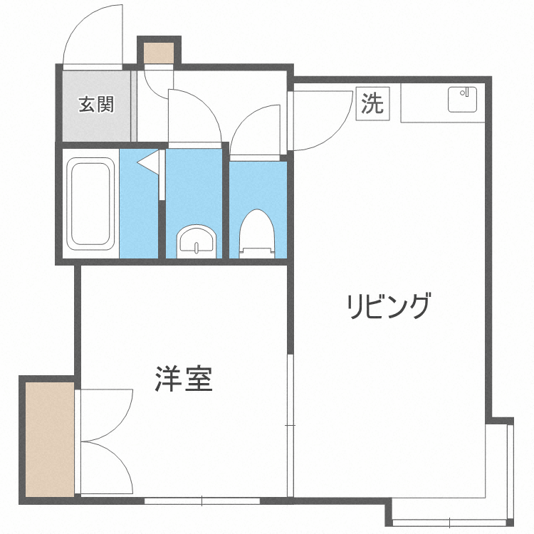 【ソニア３１６の間取り】