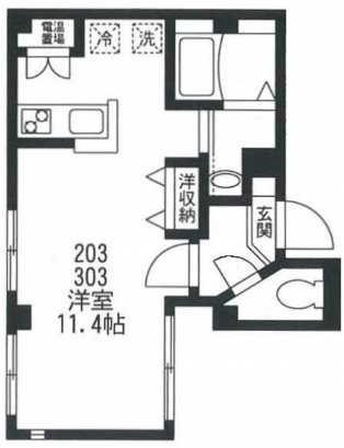 アーバン　ビューノの間取り