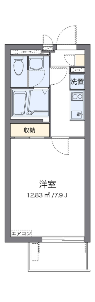 尼崎市浜のマンションの間取り