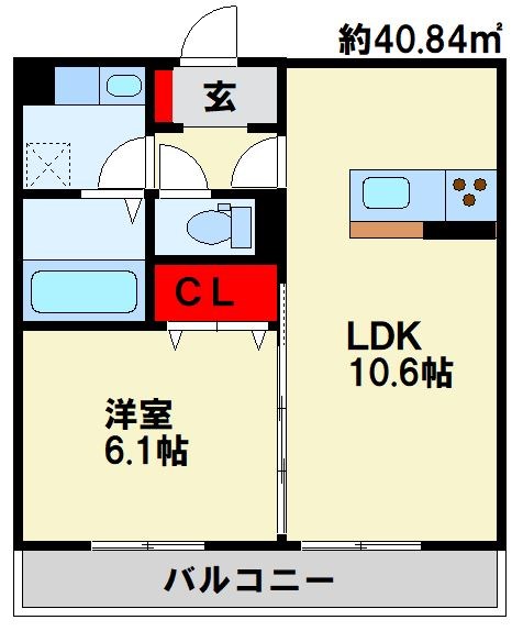 グランルージュ桜の間取り