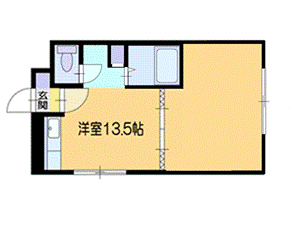 小樽市桂岡町のマンションの間取り