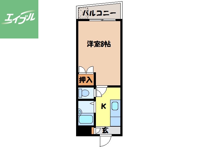 エトワール石橋の間取り