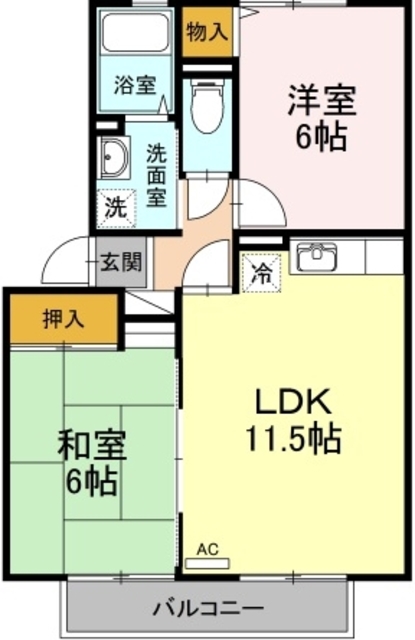 アドミラーブル A棟の間取り