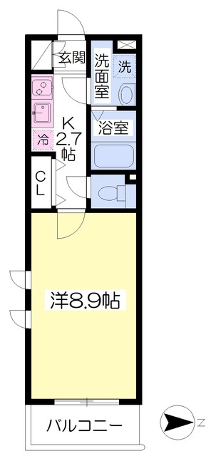 サンライズハイム並木の間取り