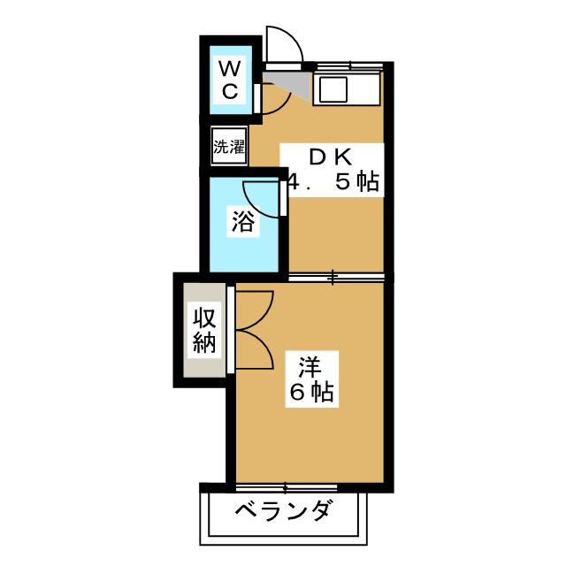 Ｍハイツ石井の間取り