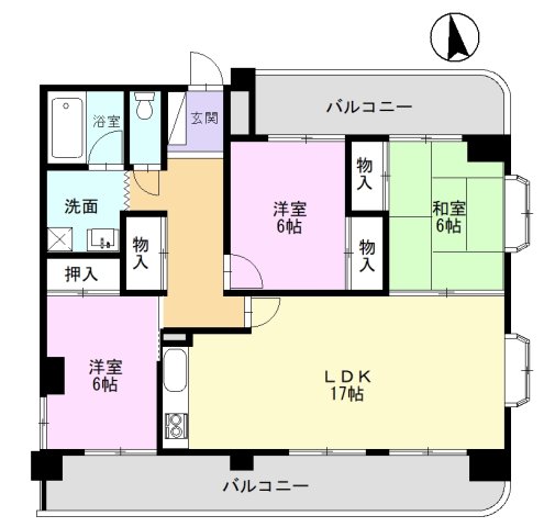 アビタシオン’02の間取り