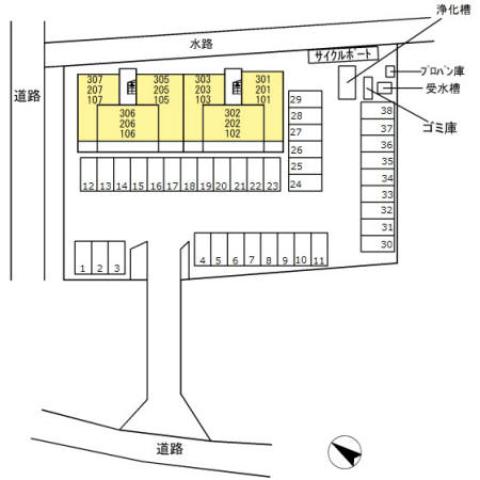 【リバーサイド江並の建物外観】