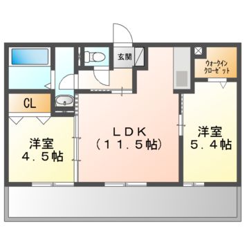 リバーサイド江並の間取り