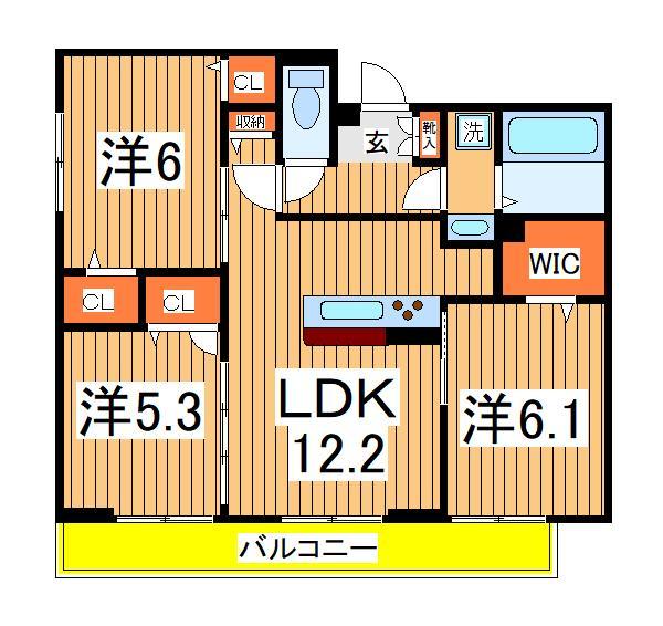 【Ｎｏｂｌｅ　Ｆｅｒｒｏ　Ｃ棟の間取り】