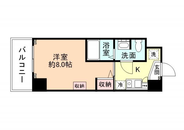 カレッジコート富山大学正門前の間取り