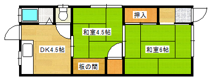 アクアハイツの間取り