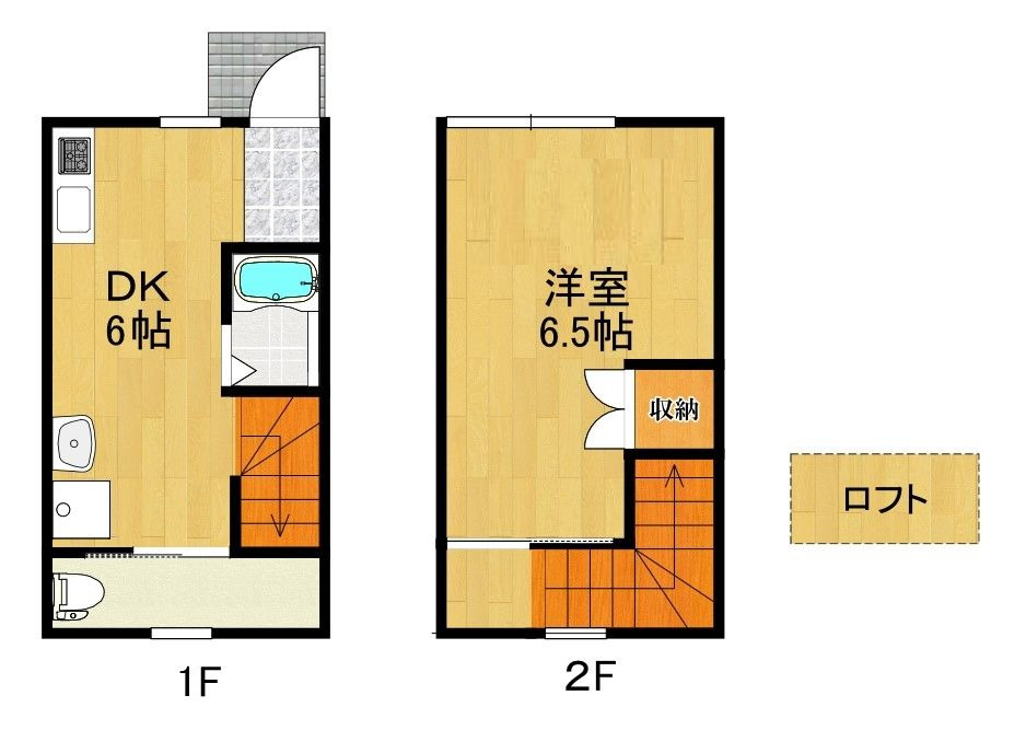 LOFT CAMILA（ロフトカミラ）の間取り