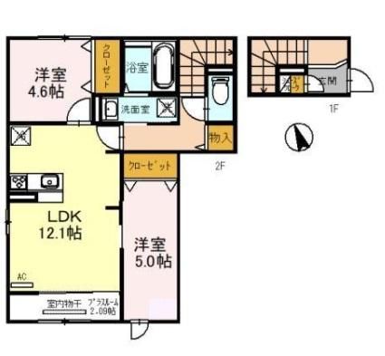 リンク岩倉の間取り