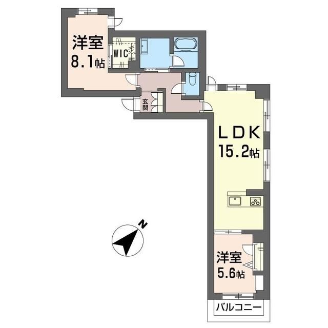 ソフィアルV番館の間取り