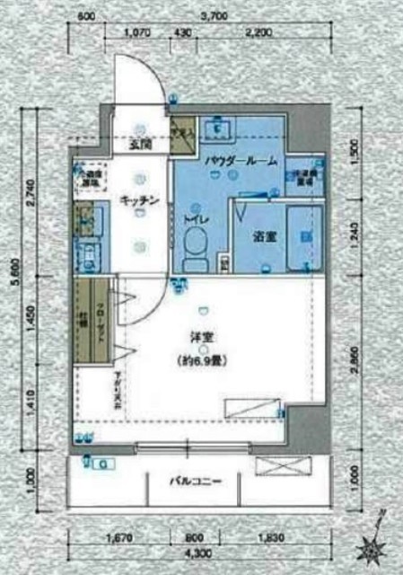 さいたま市南区別所のマンションの間取り