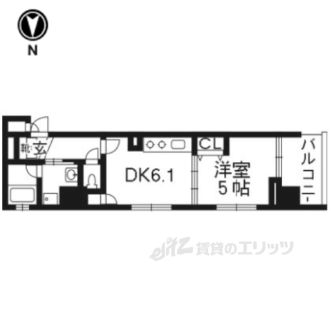 ベラジオ京都西大路の間取り