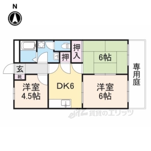 磯城郡田原本町大字藥王寺のアパートの間取り