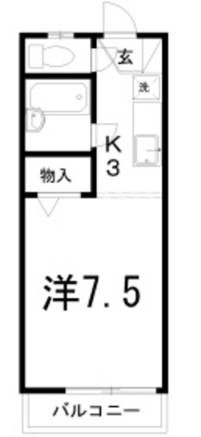 コーポエルムの間取り