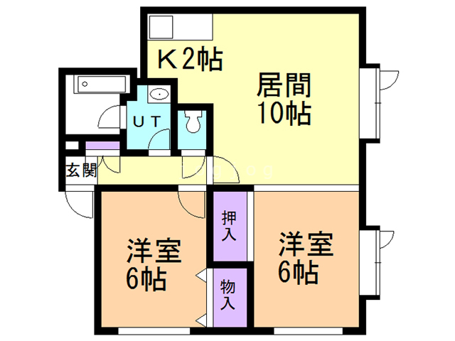 ＴハイツＢの間取り