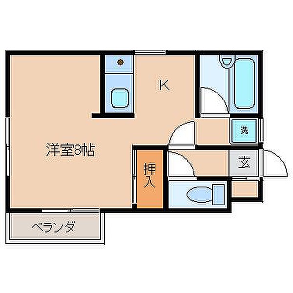 セレニティ川添Aの間取り