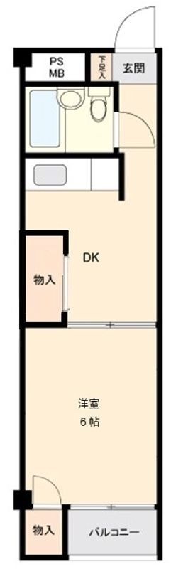 新座市栗原のマンションの間取り