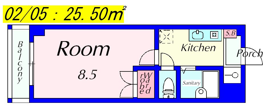 メゾンクレールの間取り