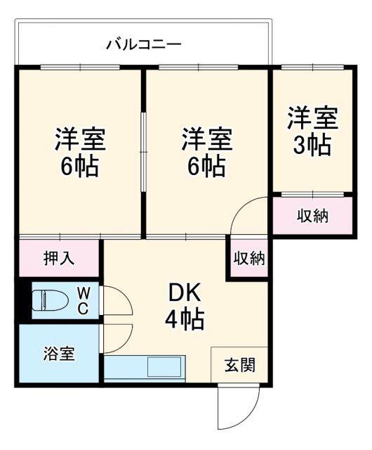 富吉ビルの間取り