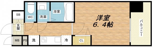 プレサンス森ノ宮 THEゲートの間取り