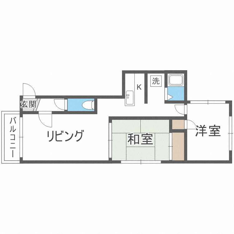 【司マンションの間取り】