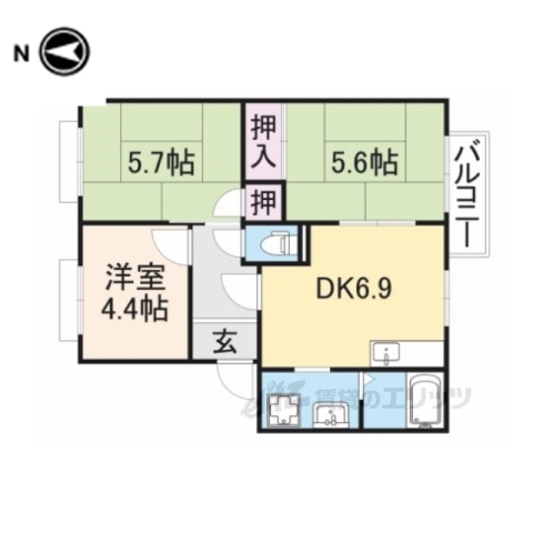 エピーメロンの間取り