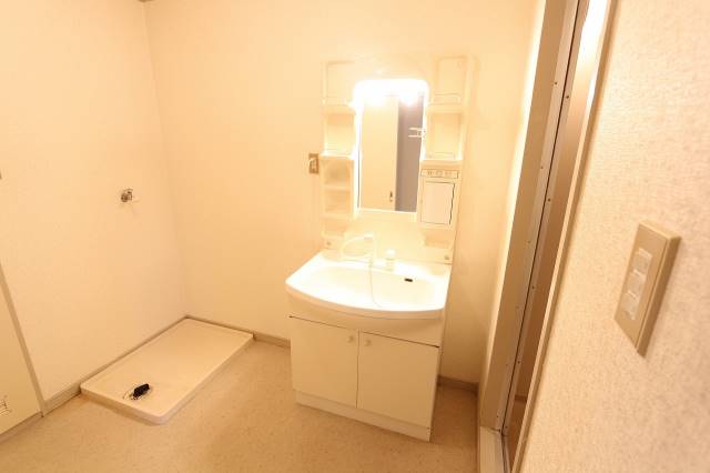 洗面設備　１０２号室の写真