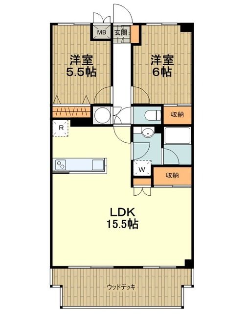 Ｔ．フラッツの間取り