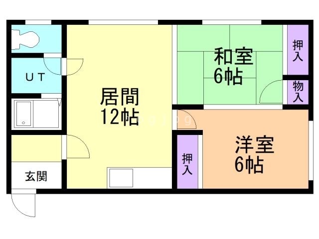 エイトコーポIIIの間取り